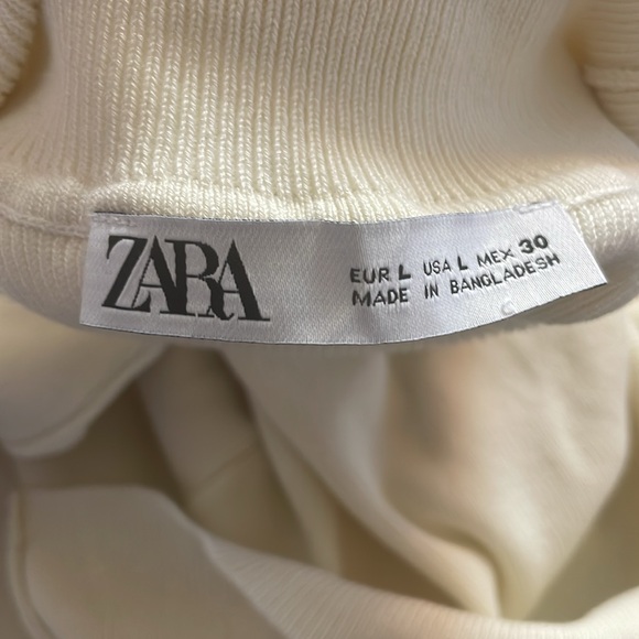 Zara knit cream turtleneck sweater - Picture 6 of 6